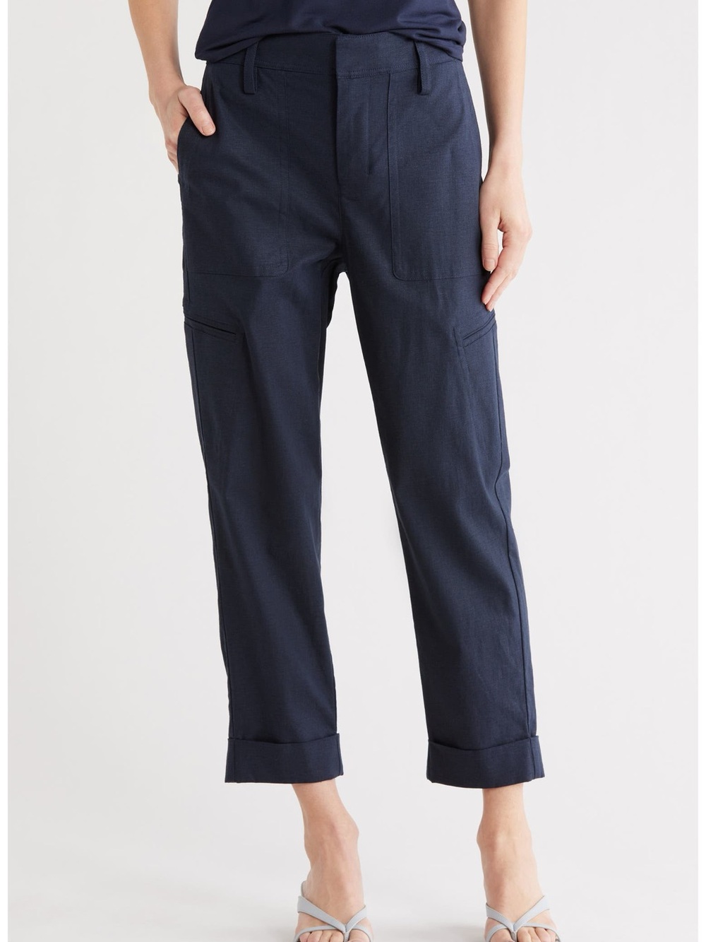 72. Vince • NWOT $398 US Linen Blend Utility Pants